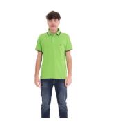 RWB Getipte Slimme Polo Tommy Hilfiger , Green , Heren