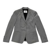 Elegante Blazer Jas met Stretch Inzet Dondup , Gray , Dames