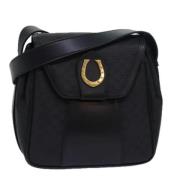 Pre-owned Leather gucci-bags Gucci Vintage , Black , Dames