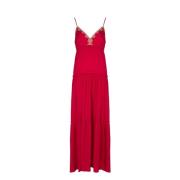 Elegante Maxi Jurk Liu Jo , Pink , Dames