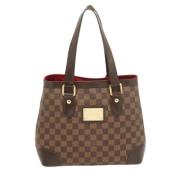 Pre-owned Leather totes Louis Vuitton Vintage , Brown , Dames