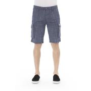 Cargo Bermuda Shorts Trend Livorno Baldinini , Blue , Heren