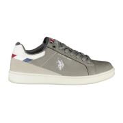 Sportieve Veterschoenen Grijs Contrast Logo U.s. Polo Assn. , Gray , H...