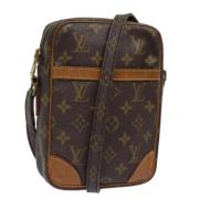 Pre-owned Canvas shoulder-bags Louis Vuitton Vintage , Brown , Dames