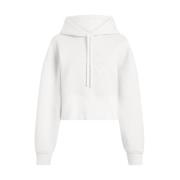 Premium Scuba Sweatshirt Calvin Klein , White , Dames