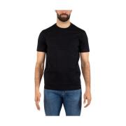 Stijlvolle T-shirt Collectie Emporio Armani , Black , Dames