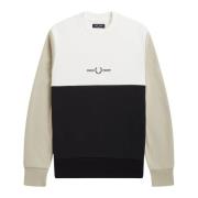 Heren Color Block Sweatshirt Fred Perry , Multicolor , Heren