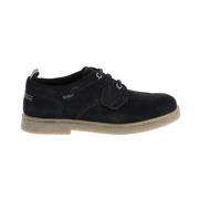 Stijlvolle Leren Derby Schoenen Kickers , Blue , Heren