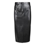 Elegante Zwarte Rok voor Vrouwen Patrizia Pepe , Black , Dames