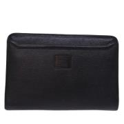 Pre-owned Leather clutches Burberry Vintage , Black , Unisex