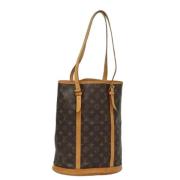 Pre-owned Canvas louis-vuitton-bags Louis Vuitton Vintage , Brown , Da...