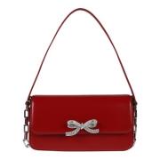 Stijlvolle Baguette Bag voor dagelijkse stijl Self Portrait , Red , Da...