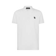 Tennis Fit Polo Shirt Dsquared2 , White , Heren