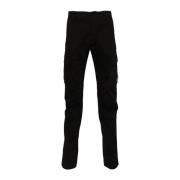 Cargo Zak Broek - Satijnen Afwerking C.p. Company , Black , Heren