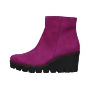 Paarse Sleehak Enkellaarzen Gabor , Purple , Dames