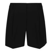 Geplooide Shorts Michael Kors , Black , Dames