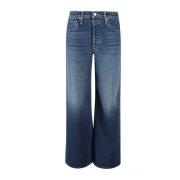 Roller Sneak Jeans Mother , Blue , Dames