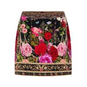 Romantische Zijden Mini Rok Reservation For Love Camilla , Multicolor ...