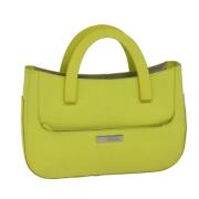 Pre-owned Leather handbags Gucci Vintage , Yellow , Dames