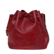 Pre-owned Leather louis-vuitton-bags Louis Vuitton Vintage , Red , Dam...