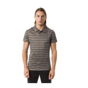 Gestreept Print Korte Mouw Polo Byblos , Gray , Heren