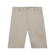 Heren Regular Straight Sateen Stretch Shorts Calvin Klein , Beige , He...