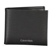 Heren Portemonnee Zwart Rfid Blokkering Calvin Klein , Black , Heren