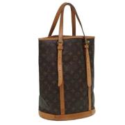 Pre-owned Canvas louis-vuitton-bags Louis Vuitton Vintage , Brown , Da...