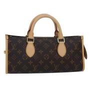 Pre-owned Canvas handbags Louis Vuitton Vintage , Brown , Dames