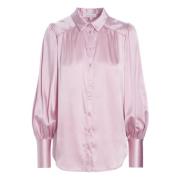 Peony Shirt met Volumemouwen Dea Kudibal , Pink , Dames