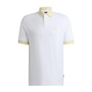 Ocean Detail Polo Hugo Boss , White , Heren