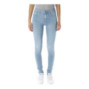 High Rise Skinny Jeans Levi's , Blue , Dames