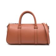 Brandy Leren Tote Tas Longchamp , Brown , Dames