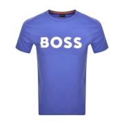 Mannen Thinking T-shirt Hugo Boss , Purple , Heren