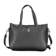 Zwarte dames tas met afneembare band Tommy Hilfiger , Black , Dames