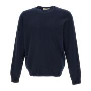 Merino Wol Kasjmier Trui Navy Blauw Filippo De Laurentiis , Blue , Her...