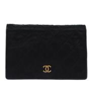 Pre-owned Leather chanel-bags Chanel Vintage , Black , Dames