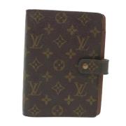 Pre-owned Canvas home-office Louis Vuitton Vintage , Brown , Dames