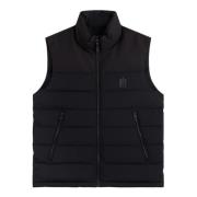 Logo Patch Gewatteerd Vest Mackage , Black , Heren