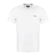 Witte T-shirts Barbour , White , Heren