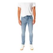 Slim Fit Mid Waist Jeans G-star , Blue , Heren