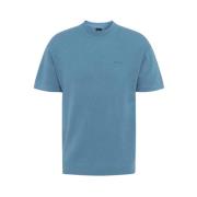 Heren Casual T-shirt Hugo Boss , Blue , Heren