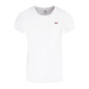 Perfect Tee Dames T-shirt Levi's , White , Dames