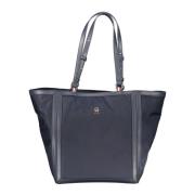 Blauwe Schoudertas met Verstelbare Handvatten Tommy Hilfiger , Blue , ...