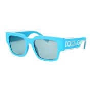 Stijlvolle zonnebril met model 0Dg6184 Dolce & Gabbana , Blue , Heren