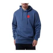 Japanse Sun Hoodie Sweat Heavy Felpa Edwin , Blue , Heren