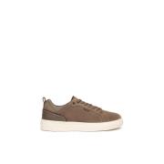 Suède en stoffen herensneakers Nerogiardini , Beige , Heren