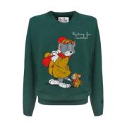 Tom & Jerry Jacquard Sweater MC2 Saint Barth , Green , Heren