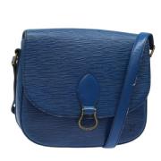 Pre-owned Leather louis-vuitton-bags Louis Vuitton Vintage , Blue , Da...