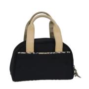 Pre-owned Nylon handbags Burberry Vintage , Black , Dames